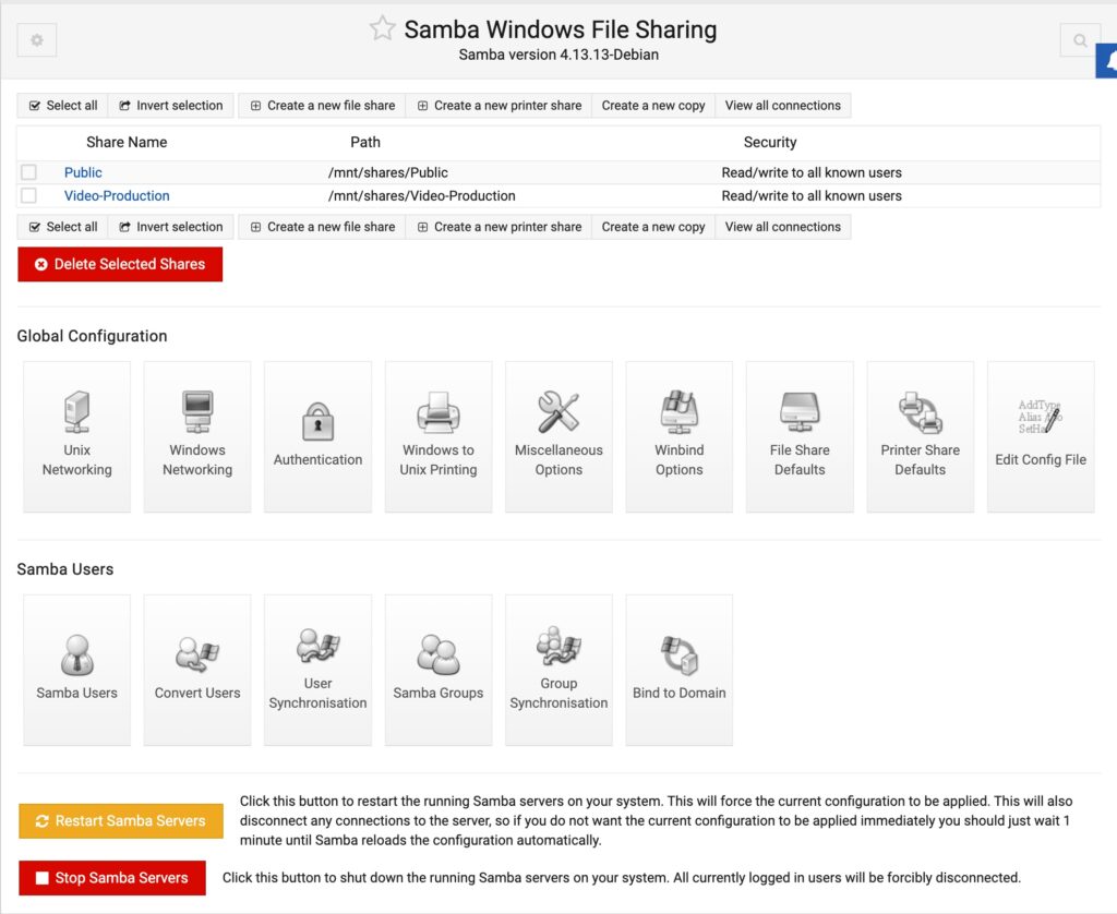 Samba File Server
