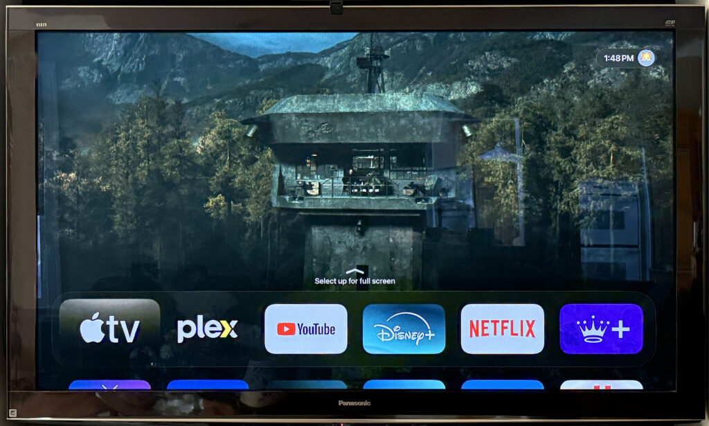 Apple TV Interface - Apps for Content Services on our Home Media System