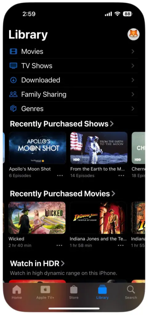 AppleTV App for iPhone