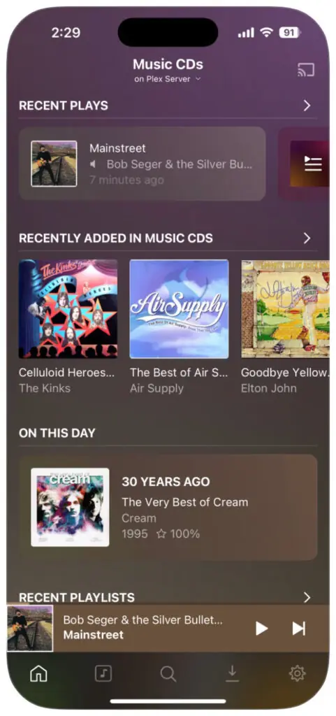 Plexamp App for iPhone