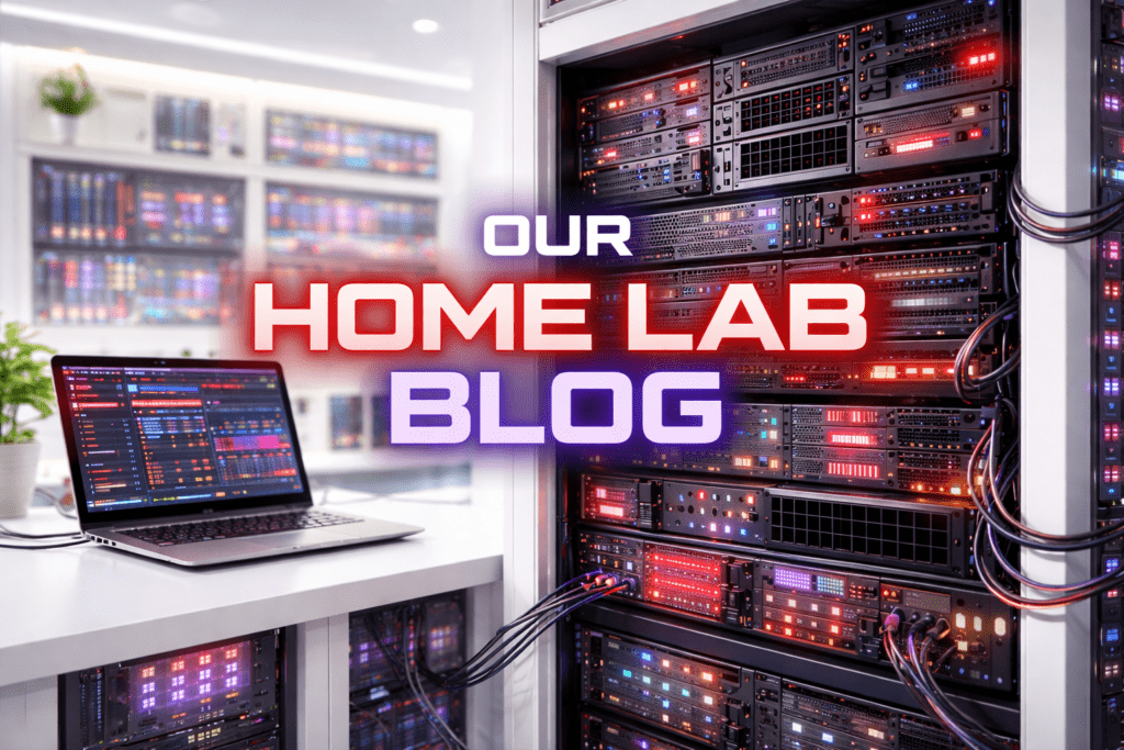 Something New - We've added a Blog! - Our Home Lab